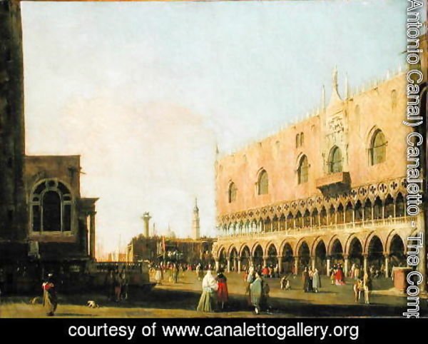 (Giovanni Antonio Canal) Canaletto - View of the Piazzetta San Marco Looking South, c.1735