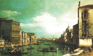Grand Canal, Venice, Looking East from the Campo di San Vio