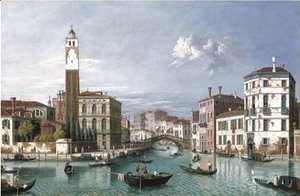 (Giovanni Antonio Canal) Canaletto - Venice The Grand Canal looking north-west towards S. Geremia and the entrance to the Cannaregio