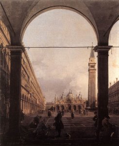 Piazza San Marco, Looking East from the North-West Corner