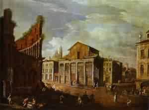 Church Of St Antony And St Phaustina In Rome 1749