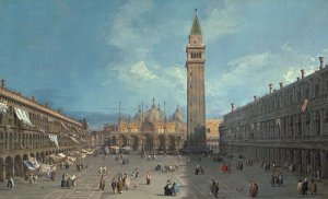 Piazza San Marco Looking South-West 1750s