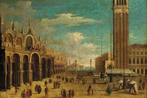 The Molo, the Doge's Palace, and the Piazzetta, Venice, from the Bacino