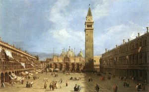 Piazza San Marco Looking East From The North West Corner