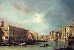 The Grand Canal From Rialto Toward The North