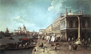 The Piazzetta  Looking Toward The Clock Tower