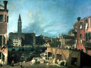 Venice- Campo San Vidal and Santa Maria della Carita (The Stonemason's Yard) 1727-28