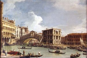 The Rialto Bridge, Venice, from the North