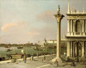 View of The Entrance to the Grand Canal from the Piazzetta