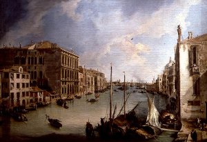 The Grand Canal from the Campo San Vio, Venice