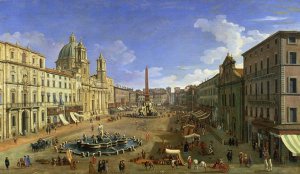 View of the Piazza Navona, Rome