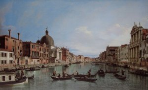 Venice, the Upper Reaches of the Grand Canal with S. Simeone Piccolo