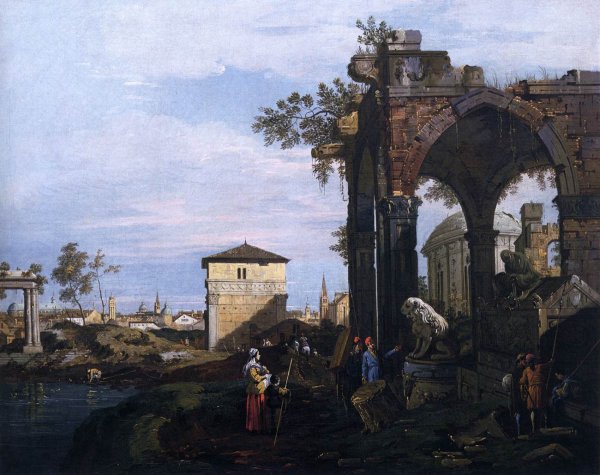 Capriccio with Ruins and Porta Portello, Padua 2