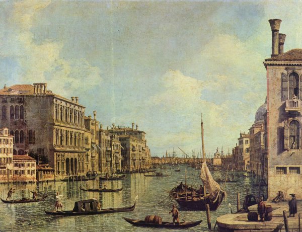 Veduta del Canale Grande in the direction of the port of San Marco