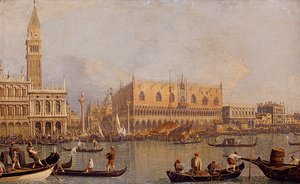 (Giovanni Antonio Canal) Canaletto - Ducal Palace, Venice, c.1755